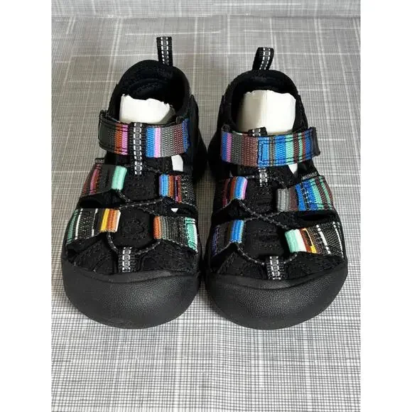 KEEN Kids Newport H2 Sandals Kid/Baby US 6 Black Multi Water Shoes NWOB - Picture 4 of 7